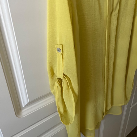 Chico's Yellow Silk Blouse - Picture 3 of 3